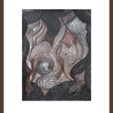 FRAGMENTS charcoal and chalk 90 x 112 cm